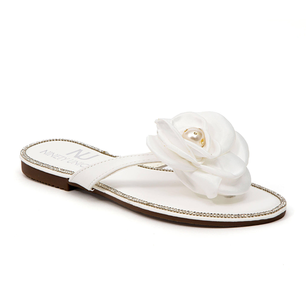 Sold at Auction: Chanel Jelly Flower CC Thong Sandals Flip Flops 37